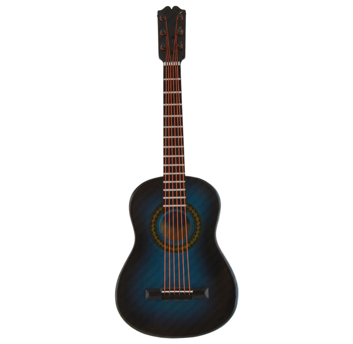 Miniature Dark Blue Guitar